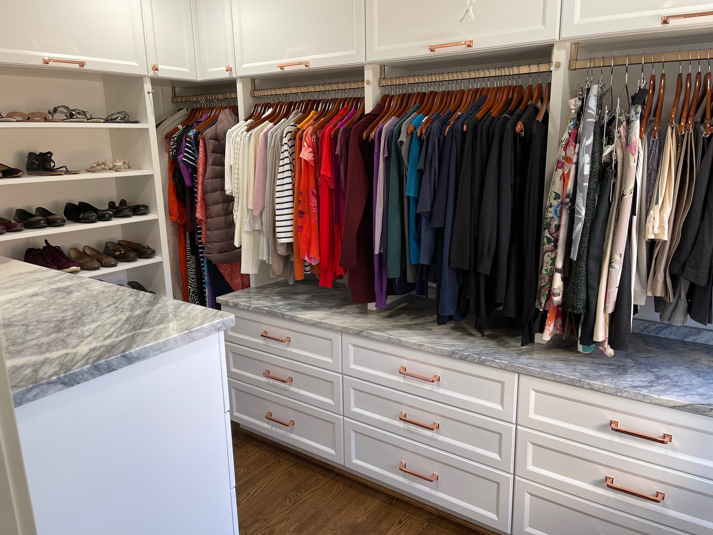 Custom closet redesign — Capitol Hill Colonial historic renovation, Seattle