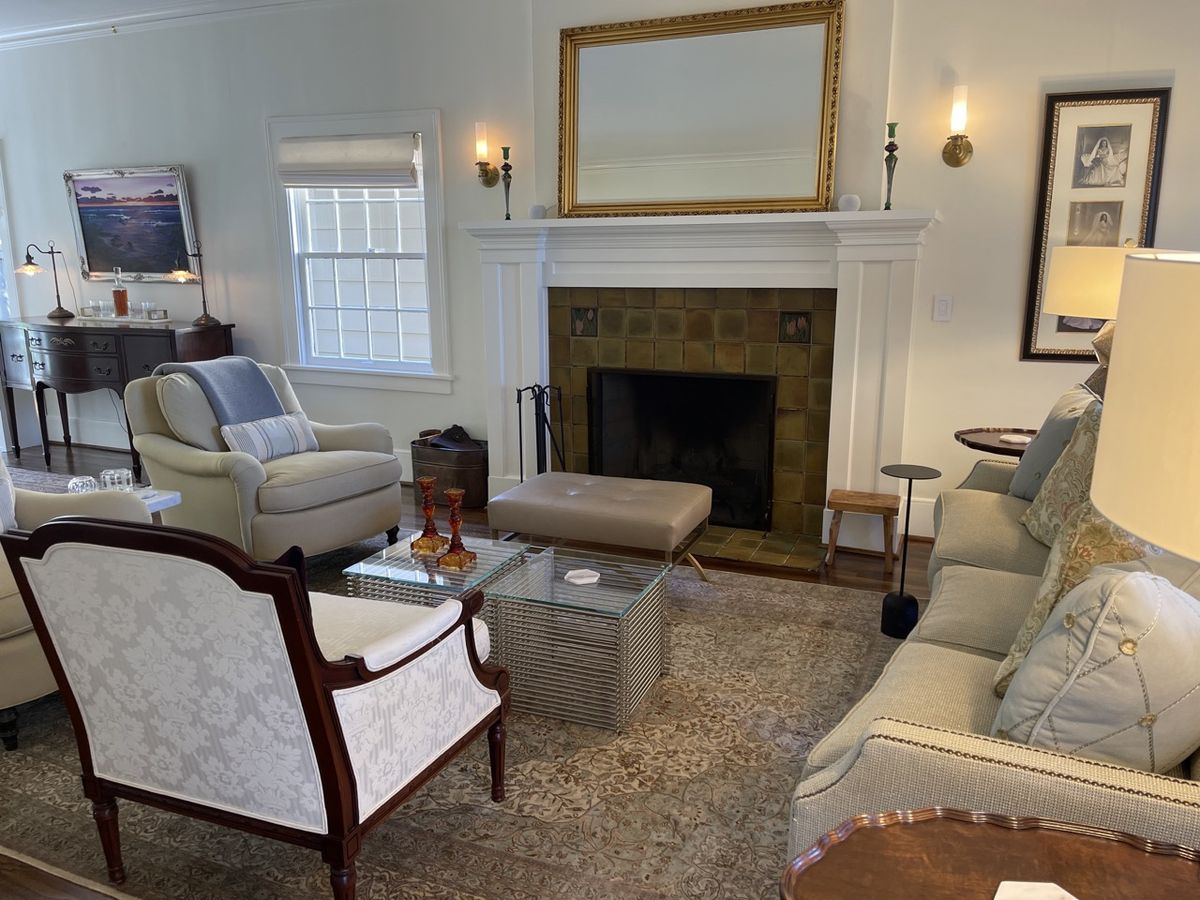 Renovated living room in 1905 Colonial home — Capitol Hill Colonial, Seattle
